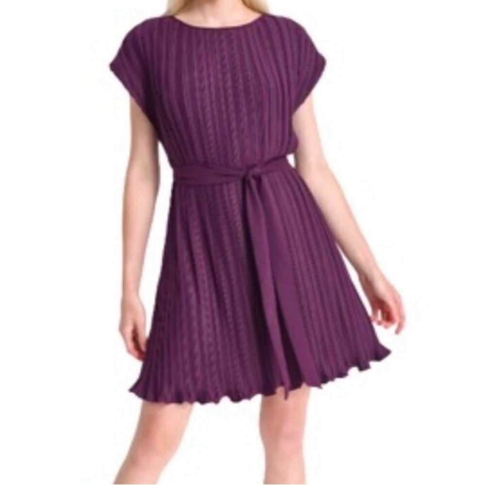 DKNY Pleated Dress